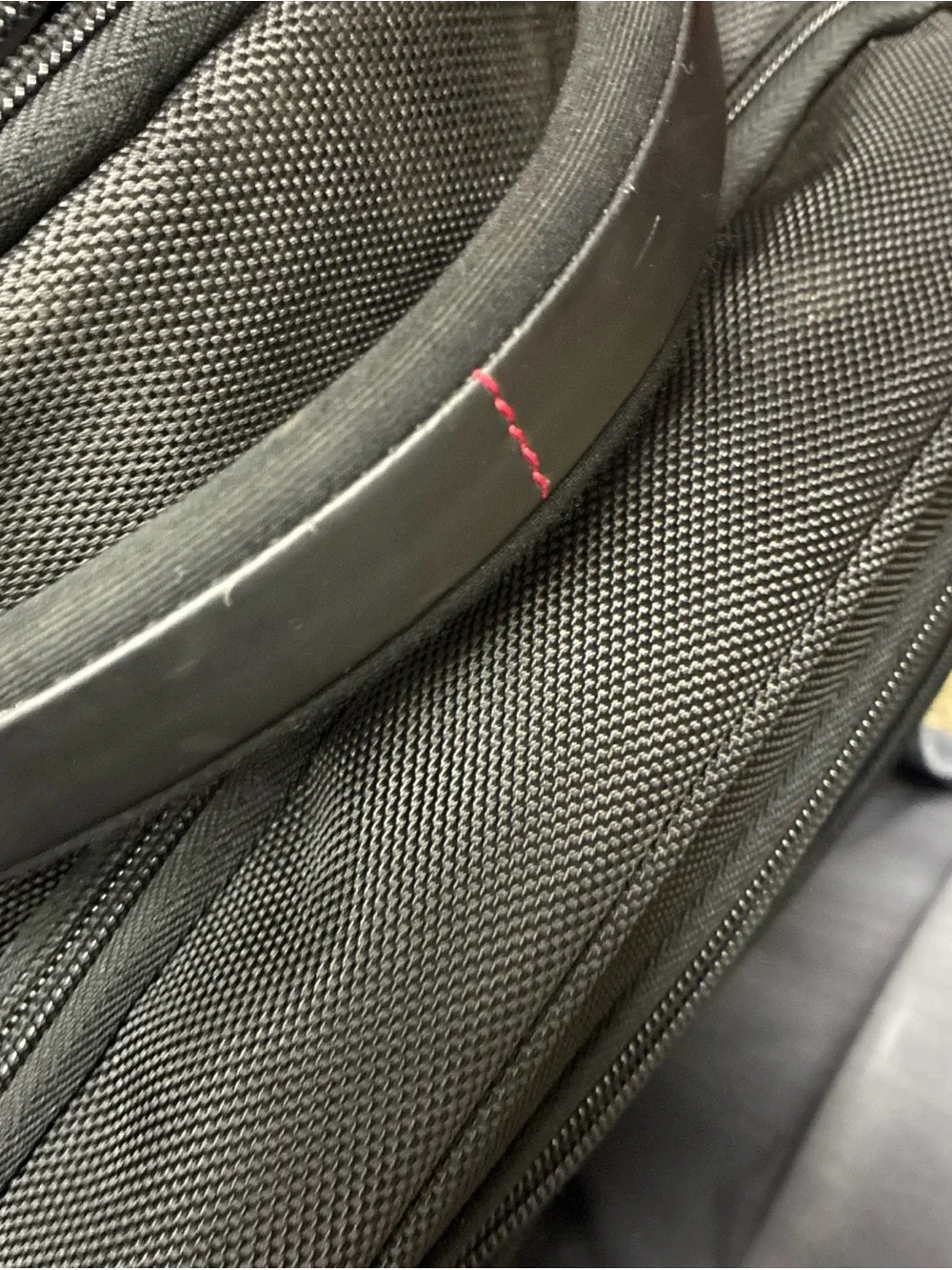 Samsonite Black Men's Laptop Backpack with Subtle Red Accents